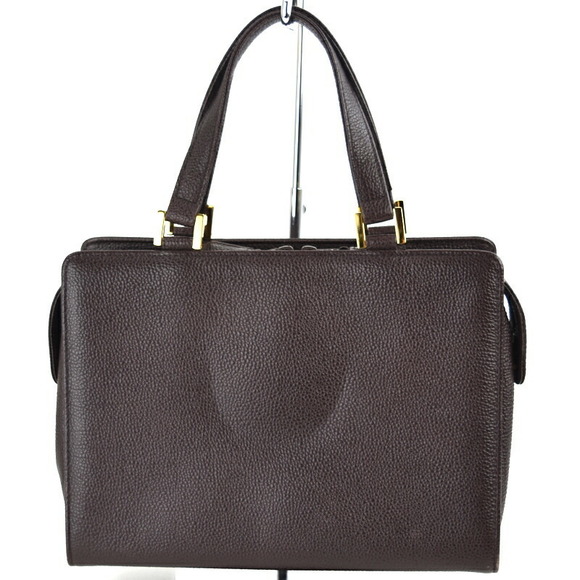 Saint Laurent Black Handbag Leather Yves - Picture 1 of 16